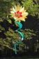 Windspiel Spirale Swinging Flower Yellow Ø 40 cm Nylongewebe 120 cm wetterfest wirbel