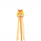 Windsack kleine Katze Ø 10 cm lang 75 cm Nylongewebe 60 cm Stab