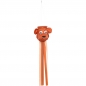 Windsack kleiner Bär Ø 10 cm lang 75 cm Nylongewebe 60 cm Stab