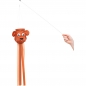 Windsack kleiner Bär Ø 10 cm lang 75 cm Nylongewebe 60 cm Stab