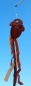 Windsack kleiner Bär Ø 10 cm lang 75 cm Nylongewebe 60 cm Stab