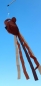 Windsack kleiner Bär Ø 10 cm lang 75 cm Nylongewebe 60 cm Stab
