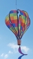 Windspiel Heißluftballoon Spirale Design Pixel Ø 28 cm Lang 104 cm