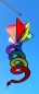 Windspiel Heißluftballoon Spirale Mini Regenbogen Ø 23 cm Nylongewebe 92 cm wetterfest windstabil