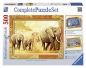 Ravensburger 14893 Puzzle Komplettset Afrikanische Riesen Elefanten 500 Teile 57 x 44 cm