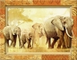 Ravensburger 14893 Puzzle Komplettset Afrikanische Riesen Elefanten 500 Teile 57 x 44 cm