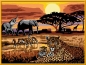 Ravensburger 28819 Malen nach Zahlen Afrika Impressionen 40x30 cm
