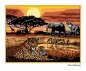 Ravensburger 28819 Malen nach Zahlen Afrika Impressionen 40x30 cm