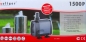 seliger Teich Brunnen Pumpe 1500P 30W Förderhöhe 220 cm IP68 Kabel 10 m