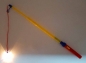 Elektrischer Laternen Umzug Kinder Lampion Stab Lang 41 bis 58 cm Bunt