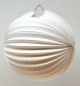 Lampion Laterne Kugel Umzug Papier Kinder 24 cm Weiss Deko