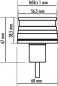 seliger Skylight Forum Power LED Unterwasser Strahler 1W 12V V4A IP68 warmweiss