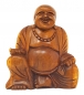 Holzfigur Holzbuddha Happy Buddha Suarholz 21 cm Bali geölt 21 x 18 x 11cm