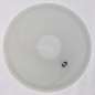 Zimmerbrunnen Glasschale Rund Anthrazit 25x7 cm Kabeldurchführung