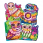 Sticky Mosaics Mosaik Bastelset Eulen 4 Bunte Designs