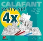Calafant Papierbastelset Party Set Piraten 4er