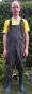 Teich Angel Fischer Brust Wathose Latz Hose Wasserdicht Gummi Stiefel Gr.41
