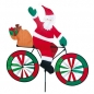 Windspiel Windrad Weihnachtsmann Nylongewebe 77 x 77 Hoch 120 cm