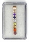Silberanhänger Chakra 42 mm Edelsteine 925er Silber