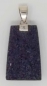 Silberanhänger Lavaschmuck Lavastein 20 x 42 mm 925er Silber
