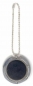 Schmuck Anhaenger Medaillon Rosa Strass 45mm Edelstahl Strasssteine