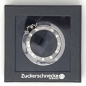 Schmuck Anhaenger Medaillon Black Diamond 45mm Edelstahl Strasssteine