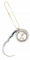 Schmuck Anhaenger Medaillon Silver Princess 45mm Edelstahl Strasssteine