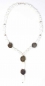 Schmuckset Kette Armband Weisse Muschel Labradorit 925er Silber