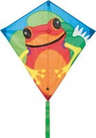 HQ Kinderdrachen Einleiner Eddy Frosch Drachenschnur 68 x 68 cm R2F HQ Kinderdrachen Einleiner Eddy Frosch Drachenschnur 68 x 68 cm R2F