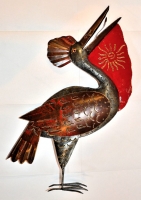 Teelichthalter Windlicht Pelikan 53 x 45 cm