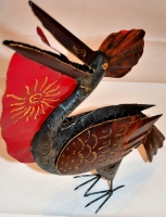 Teelichthalter Windlicht Pelikan 53 x 45 cm