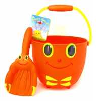 Kinder Sand Kasten Spielzeug Strand Spiel Eimer Schaufel Krabbe Orange