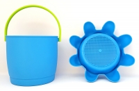 Kinder Sand Kasten Spielzeug Strand Spiel Eimer Sieb Oktopus Blau