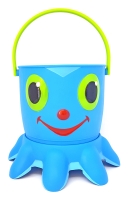 Kinder Sand Kasten Spielzeug Strand Spiel Eimer Sieb Oktopus Blau