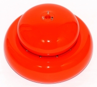 Design Zimmerbrunnen Orange LED Beleuchtung Warmweiss 22 x 15 cm