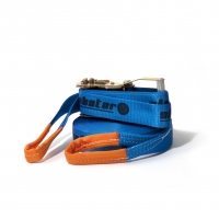 Slackline Gurt Leine 50 mm Band 15 m Flach Ratsche Training Sport 1600g Blau