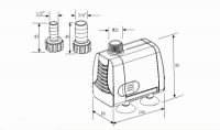 seliger Teich Brunnen Pumpe 750P 10W Förderhöhe 150 cm IP68 Kabel 10 m