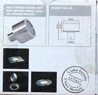 seliger Skylight Floor Power LED Strahler 1W 12V V4A IP68 warmweiss