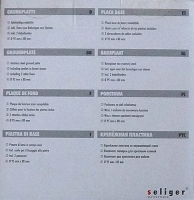 seliger Grundplatte für Skylight Multi Spot Classic Serie V2A