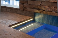 seliger Aqualine LED Lichtleiste 120 cm Warmweiss 10 m Zuleitung V2A
