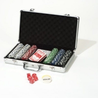 Hot Games Pokerkoffer de Luxe Poker Chip Set