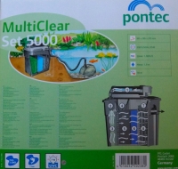 Pontec Teichfilter Durchlauffilter Multi Clear Set 5000 UVC Vorklärer