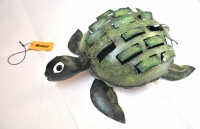 Teelichthalter Windlicht Schildkröte Panzer offen 50 x 40 x 16 cm