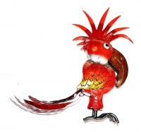 Teelichthalter Windlicht Vogel Kakadu 46 x 12 x 46 cm