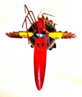 Teelichthalter Windlicht Vogel I 60 x 27 x 45 cm