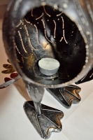 Teelichthalter Windlicht Vogel I 60 x 27 x 45 cm