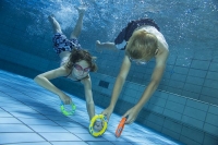 Schildkroet Fun Sports 3 Tauch Ringe Orange Gruen Ø 12,5 cm 155g