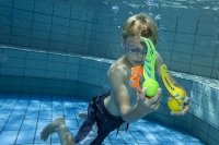 Schildkroet Fun Sports Neopren 3 Tauch Baelle Orange Gruen Ø 5,5 cm 120g