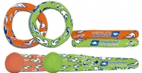 Schildkroet Fun Sports Neopren Tauch Set 2 Staebe 2 Ringe 2 Baelle