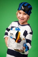 Calafant Papierbastelset Party Set Piraten 4er